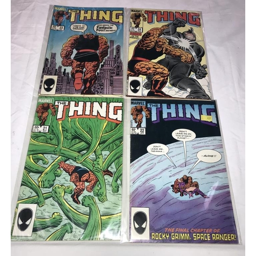 1332 - A good collection of Marvel comics including The Thing & Spider Woman etc.