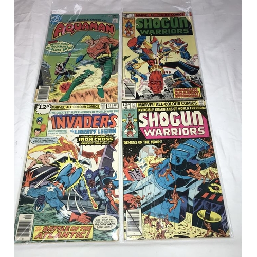 1336 - A collection of Marvel comics, mainly 1970's including The Invaders, Master of Kung Fu & The Son of ... 