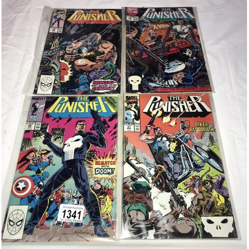 1341 - A collection of Marvel The Punisher comics (approximately 46 & most in bags)