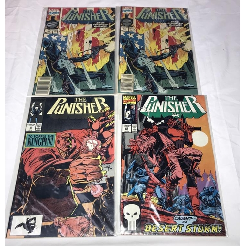 1341 - A collection of Marvel The Punisher comics (approximately 46 & most in bags)