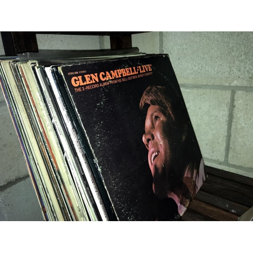 1493 - A collection of LP records including crazy horses, The Carpenters 7 Noel Coward etc.