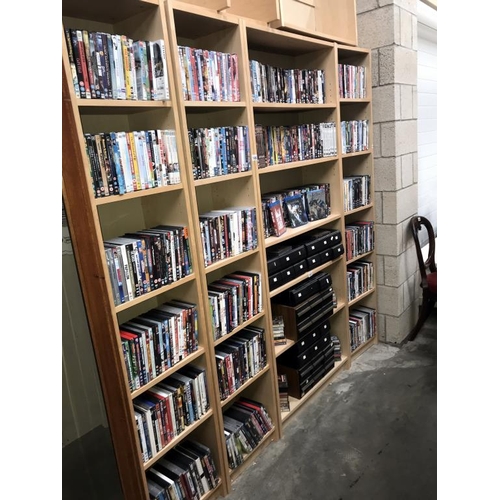 1496 - A good & extensive collection of approximately 450 DVD's including box sets, Marvel, Disney, Classic... 