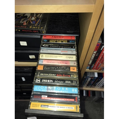 1497 - Approximately 379 audio cassettes, 1980's onwards including Prince, The Police, Toyah & Blondie etc.... 