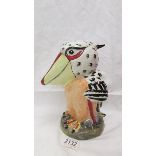 2132 - A Lorna Bailey limited edition bird,  4 of 40. 25 cm tall.