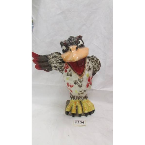 2134 - A large Lorna Bailey bird, 1 of 1, 28 cm tall.