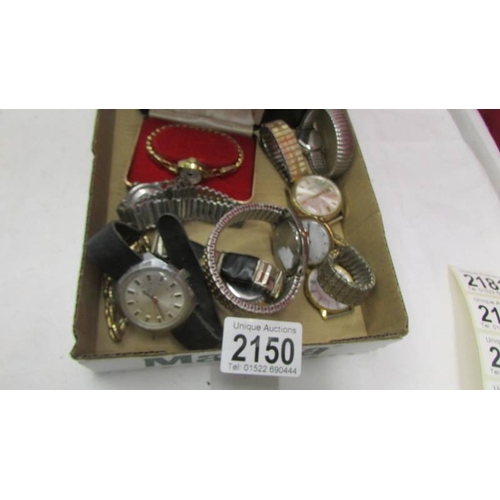 2150 - A mixed lot of wrist watches.