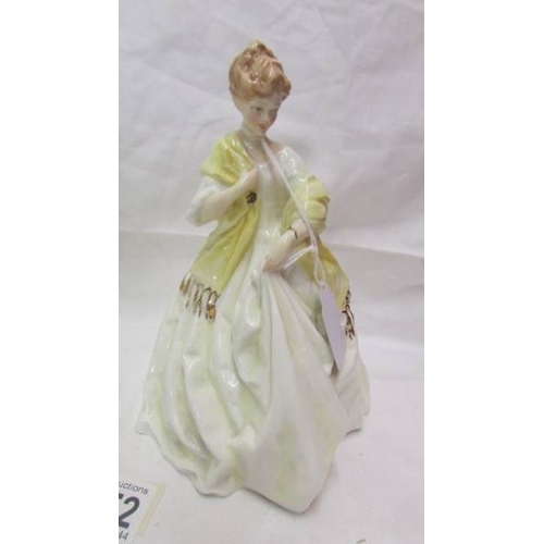 2452 - Two Royal Worcester figurines - First Dance and Sweet Primrose.