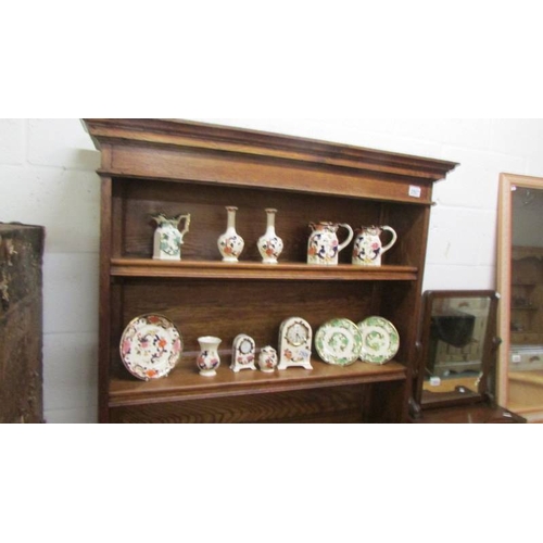 2507 - A 19th century arts and crafts dresser, originally from Leeds University. (collect only)