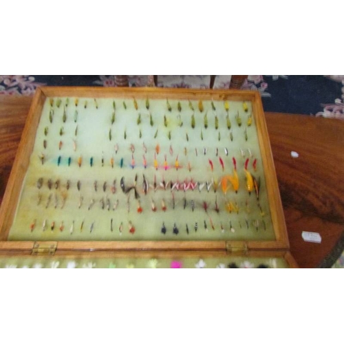 2597 - A  four fold case of fishing flies.