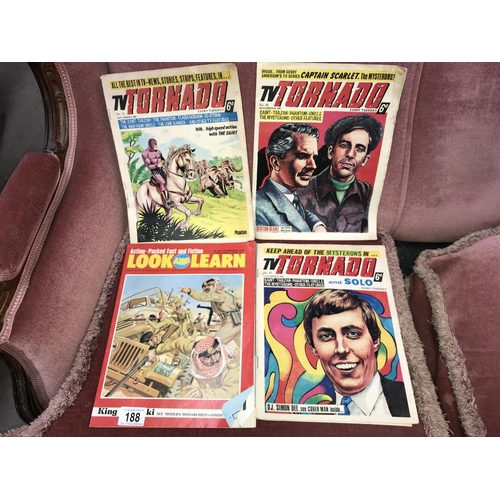 188 - A quantity of old comics.