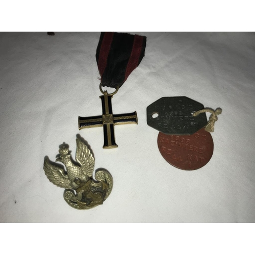 2117 - A Polish War Order of Virtuti Militari for Kamierz Kubicz along with Polish Independence Cross witho... 