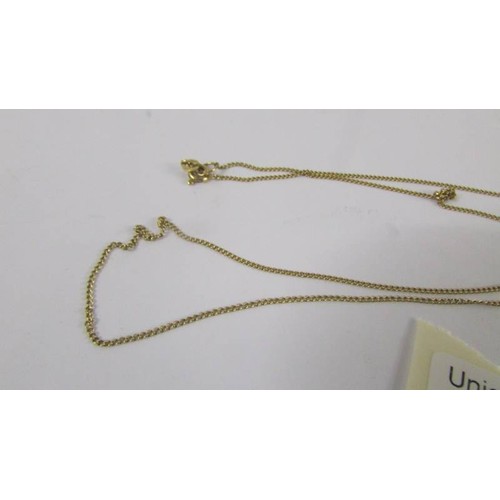 160K - An 18ct gold chain, 2.7 grams.