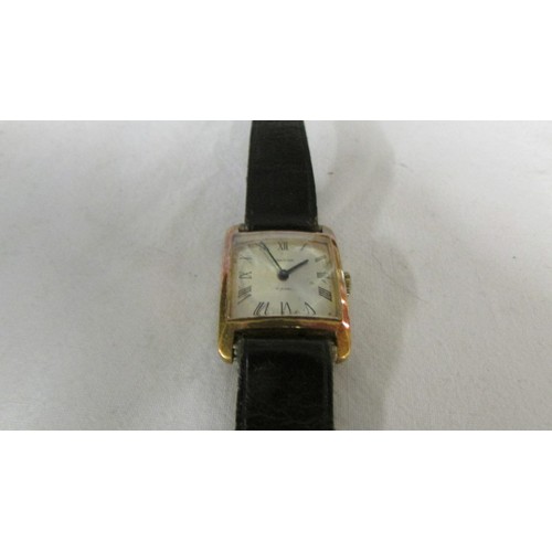 1001 - Four ladies wrist watches including Accurist, Seiko etc.,