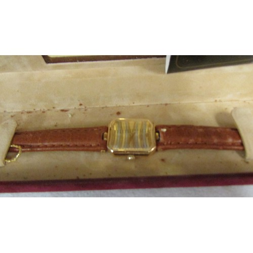 1001 - Four ladies wrist watches including Accurist, Seiko etc.,