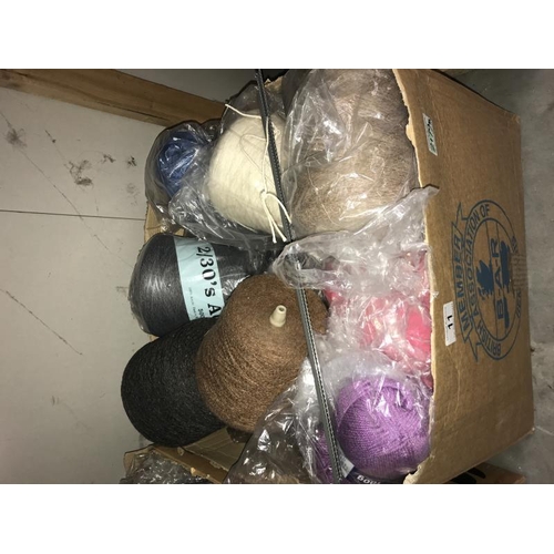 11 - 4 boxes of knitting yarn COLLECT ONLY