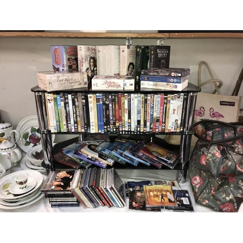 21 - A large lot of DVD's, including box sets, many Andre Rieu, plus 5 cd's