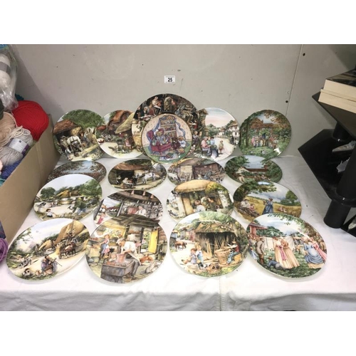 25 - An assortment of collectors plates including Royal Doulton