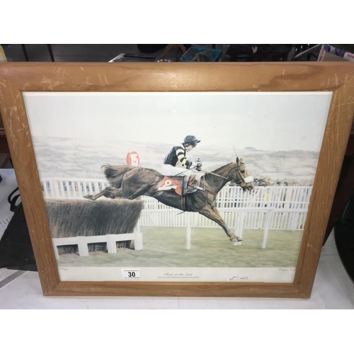 30 - 7 pictures of famous race horses including Frankie Detorri etc.  COLLECT ONLY