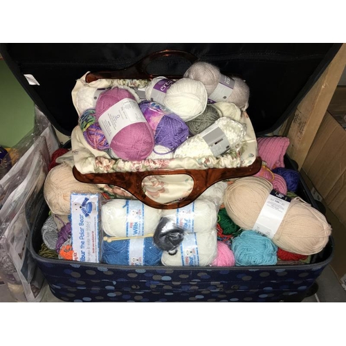 4 - A good lot of knitting yarn (both new and used) and knitting books and magazines COLLECT ONLY