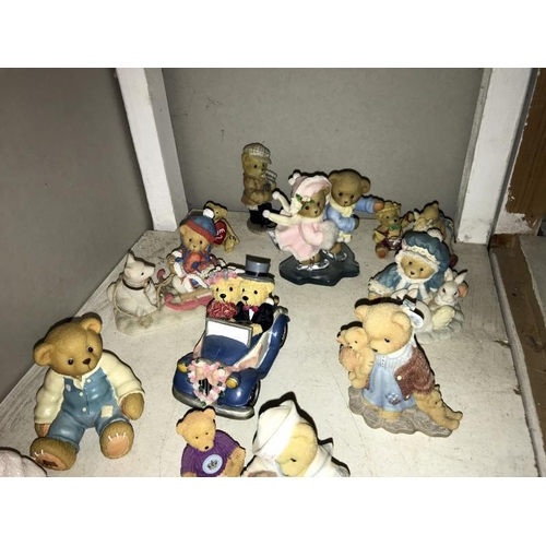 45 - A collection of Cherished Teddies and You to Me Teddies etc.