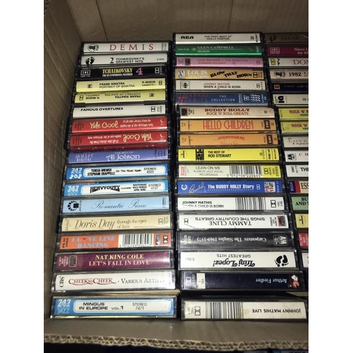 69 - A good selection of music cassette tapes including Doris Day, Cliff Richard etc.