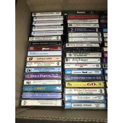 69 - A good selection of music cassette tapes including Doris Day, Cliff Richard etc.