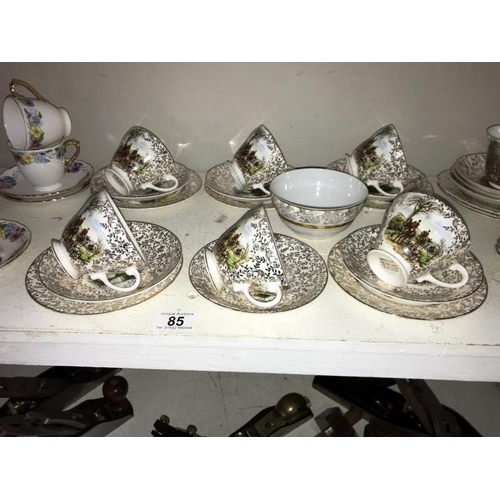 85 - 2 vintage tea sets and a part tea set