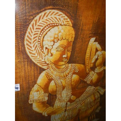 504 - A gilt framed Indian picture.