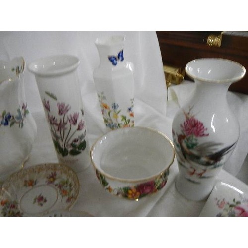 559 - A mixed lot including Crown Derby, Aynsley etc.,