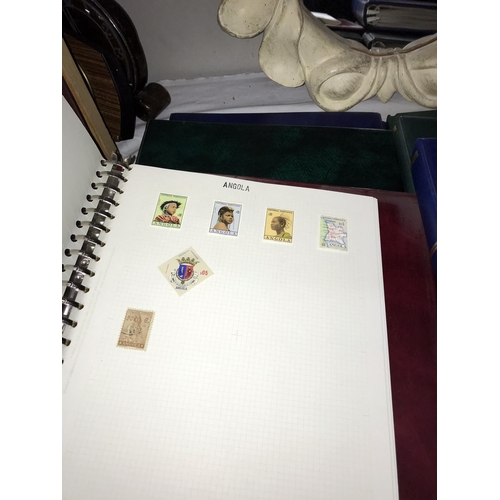 132 - 6 albums of World stamps