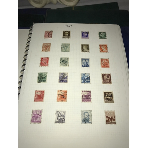 132 - 6 albums of World stamps