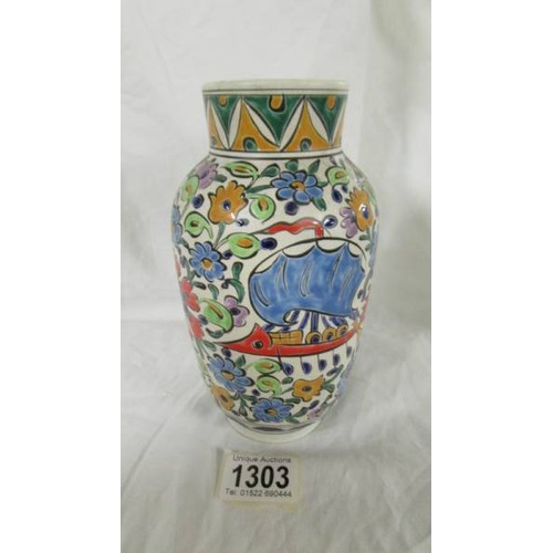 1303 - A Vintage hand crafted Greek vase by Neofitou Keramik Faliraki-Rodos (Rhodes), 8