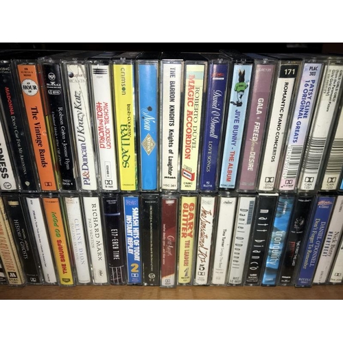 154 - Over 120 music cassettes - various artists