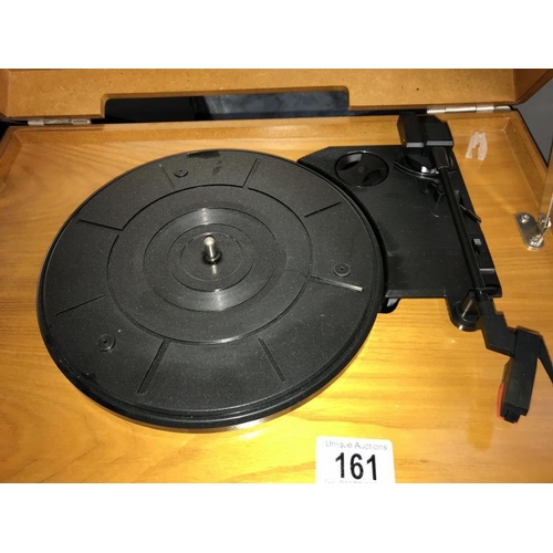 161 - A retro style CD, radio record player