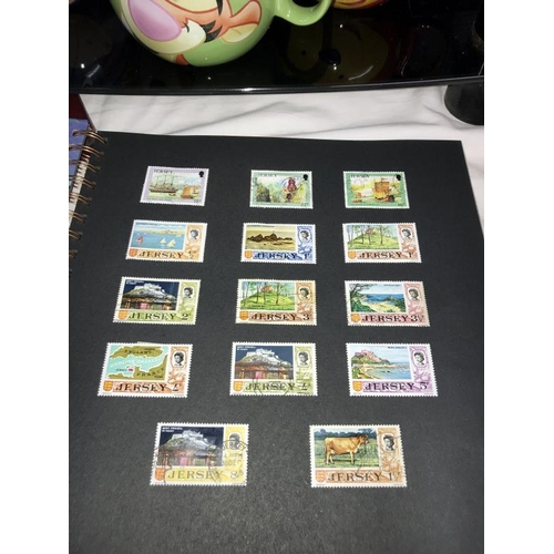 164 - A collection of Jersey stamps