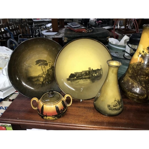 167 - A selection of vista ware including Royal Doulton jug & sugar dish etc.