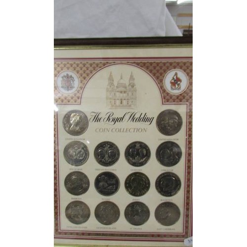 1369 - Royal Wedding Commemoratice coin collection and 1944 coin collection.