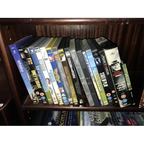 218 - A quantity of DVD's including box sets (3 shelves) (COLLECT ONLY)