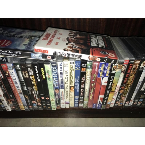 218 - A quantity of DVD's including box sets (3 shelves) (COLLECT ONLY)