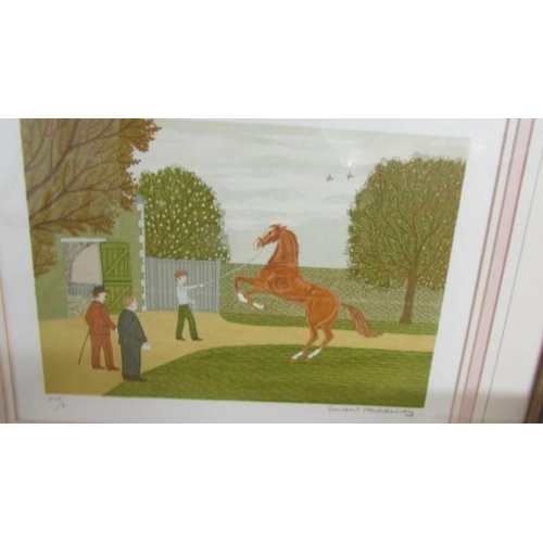 1380 - Vincent Haddelsey (1934-2010) Limited edition horse racing themed lithographic print 42/50 (XL11/L) ... 