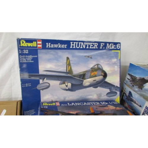 1476 - Five model aircraft kits including Revell and Tamiya (sealed bags).