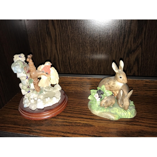 237 - 5 animal ornaments