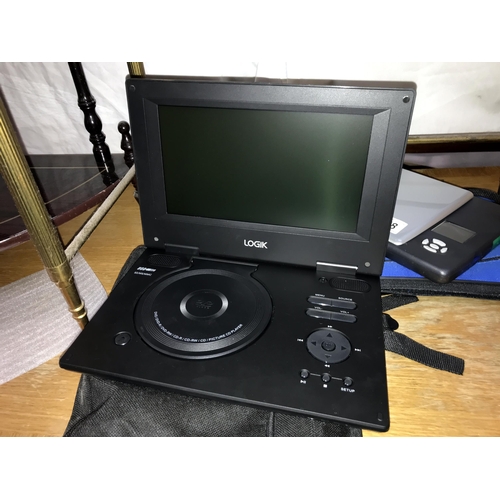 258 - A Logik multi CD/DVD player & a compact Flip-Pal mobile scanner