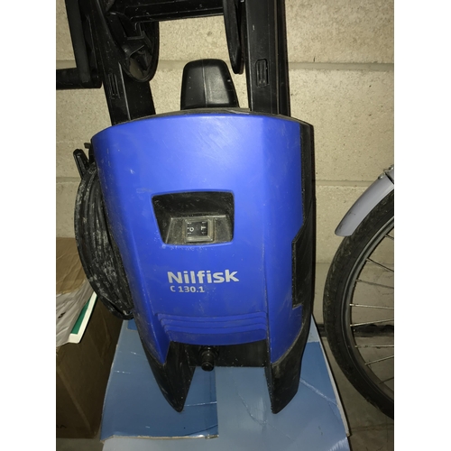 265 - A Nilfisk pressure wash with accessories. Collect only