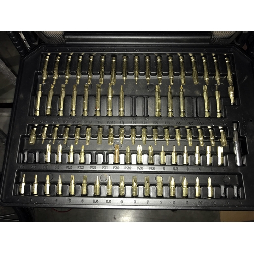 269 - A large cased multi tool drill/screwdriver set (incomplete) Collect only