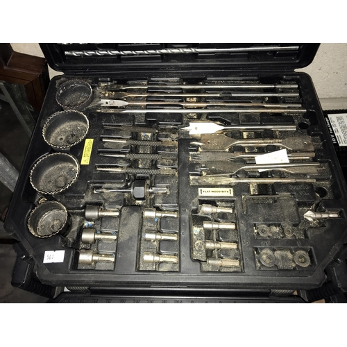 269 - A large cased multi tool drill/screwdriver set (incomplete) Collect only