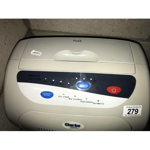 279 - A Clarke dehumidifier