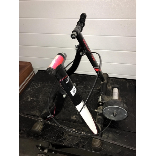 291 - An Elite Volare cyclist, bicycle turbo trainer. Collect only