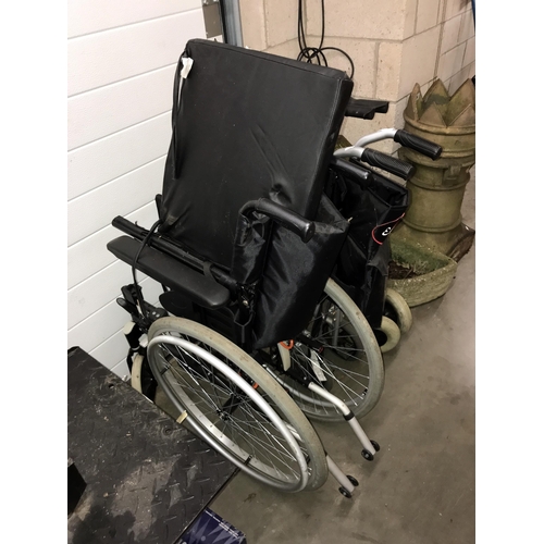 294 - 2 wheelchairs & a mobility walking aid (COLLECT ONLY)