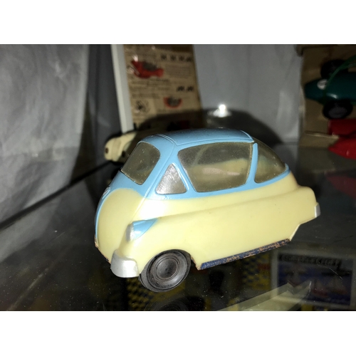 344 - A 1960's plastic friction BMW Isetta Car